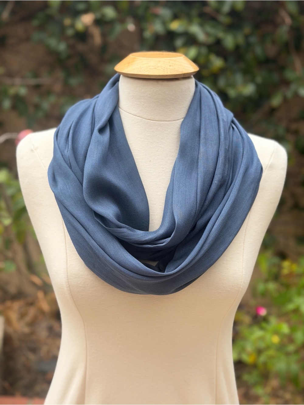 Everyday Blue Infinity Scarf - Lightweight Women’s Wrap